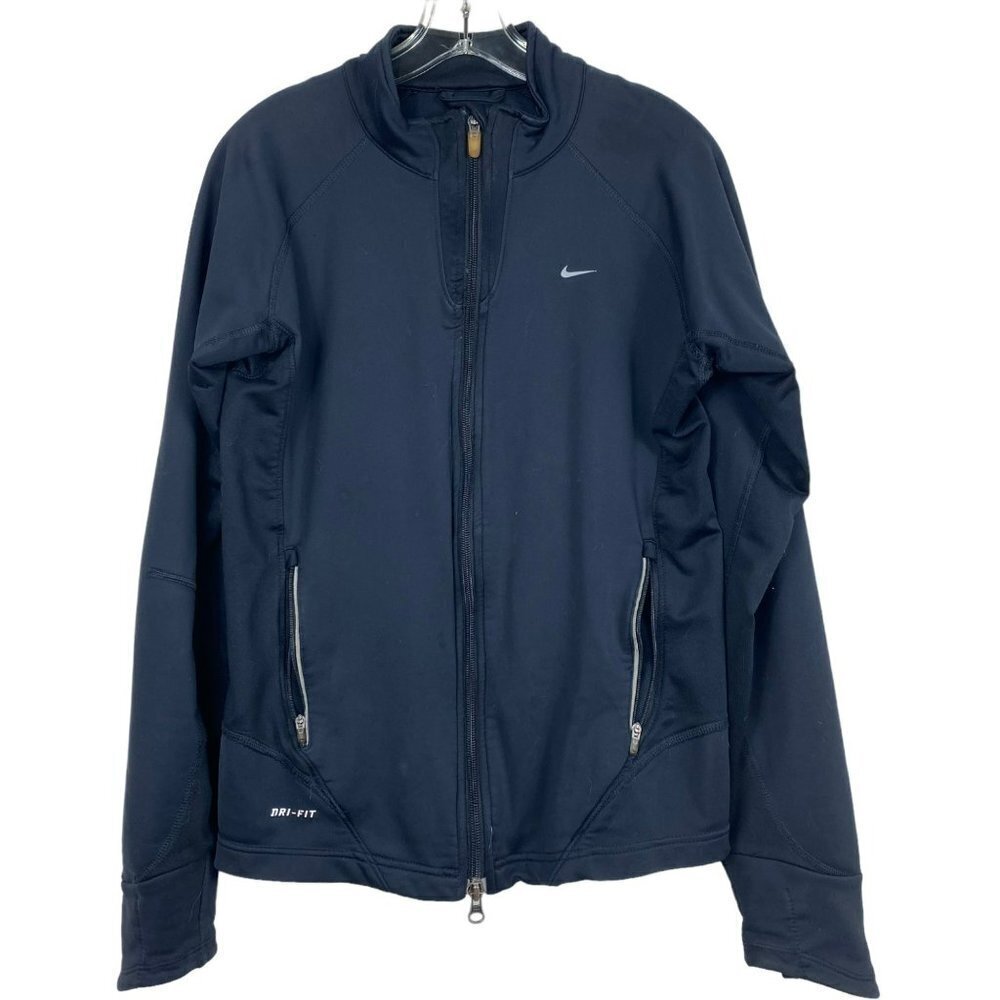Nike Dri-Fit Women's Fit Knit‎ Black Jacket Size Small